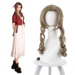 Aerith Gainsborough Brown Cosplay Wig | Final Fantasy VII Remake FF7