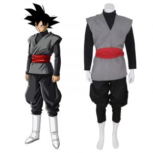 Goku Black Cosplay Costumes, Grey Dogi Uniform Outfits Custom Made